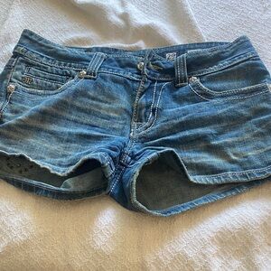 Miss Me Blue Jean Shorts